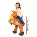 Disfraz Inflable Infantil Para Montar Pony Niño O Niña