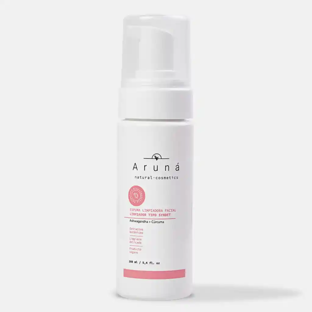 Espuma Limpiadora Facial Cúrcuma Aruná