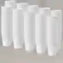 Vasos 4 Oz Blancos De Papel X 50 Unidades