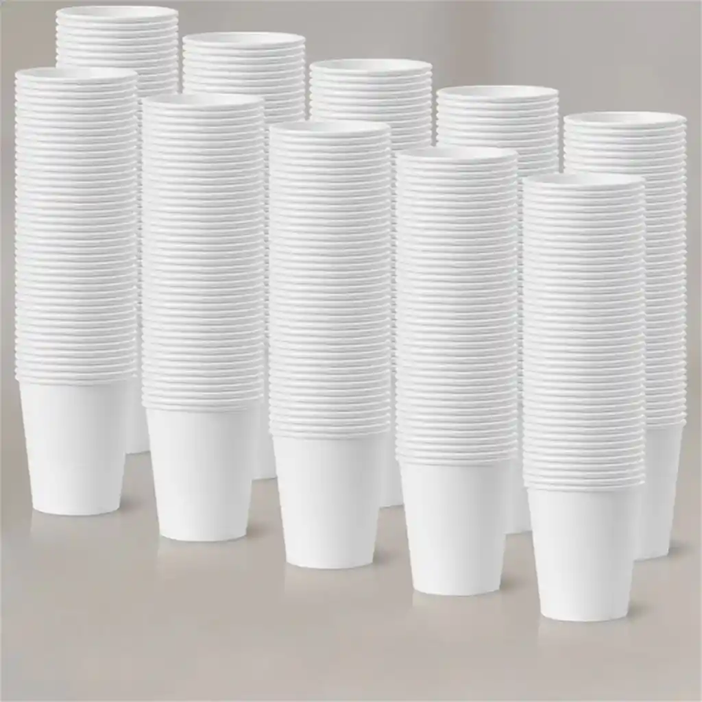 Vasos 4 Oz Blancos De Papel X 50 Unidades