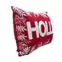Cojin Expressions Holly 35x50cm Rojo Algodon