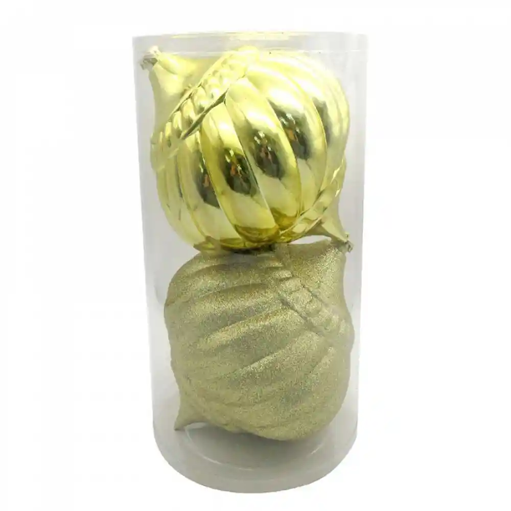 Bolas Expressions Onion 20 Cm Dorado 2 Und