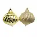 Bolas Expressions Onion 20 Cm Dorado 2 Und