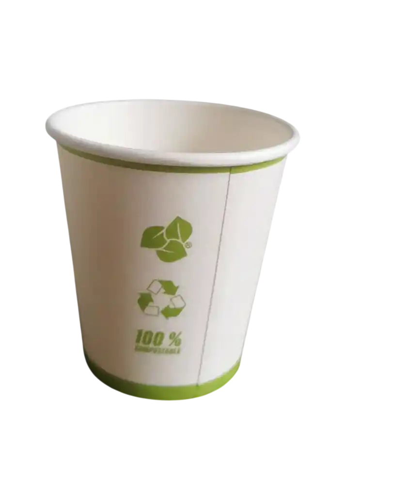 Vaso De Papel 7 Onzas X 50 Unidades - Compostables Y Biodegradable
