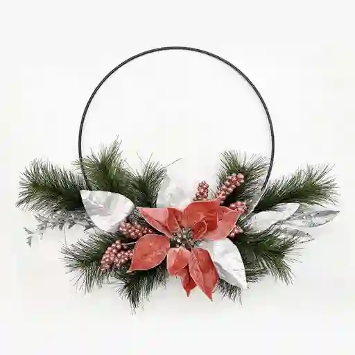 Corona Expressions Poinsettia 40 Cm Rose Gold