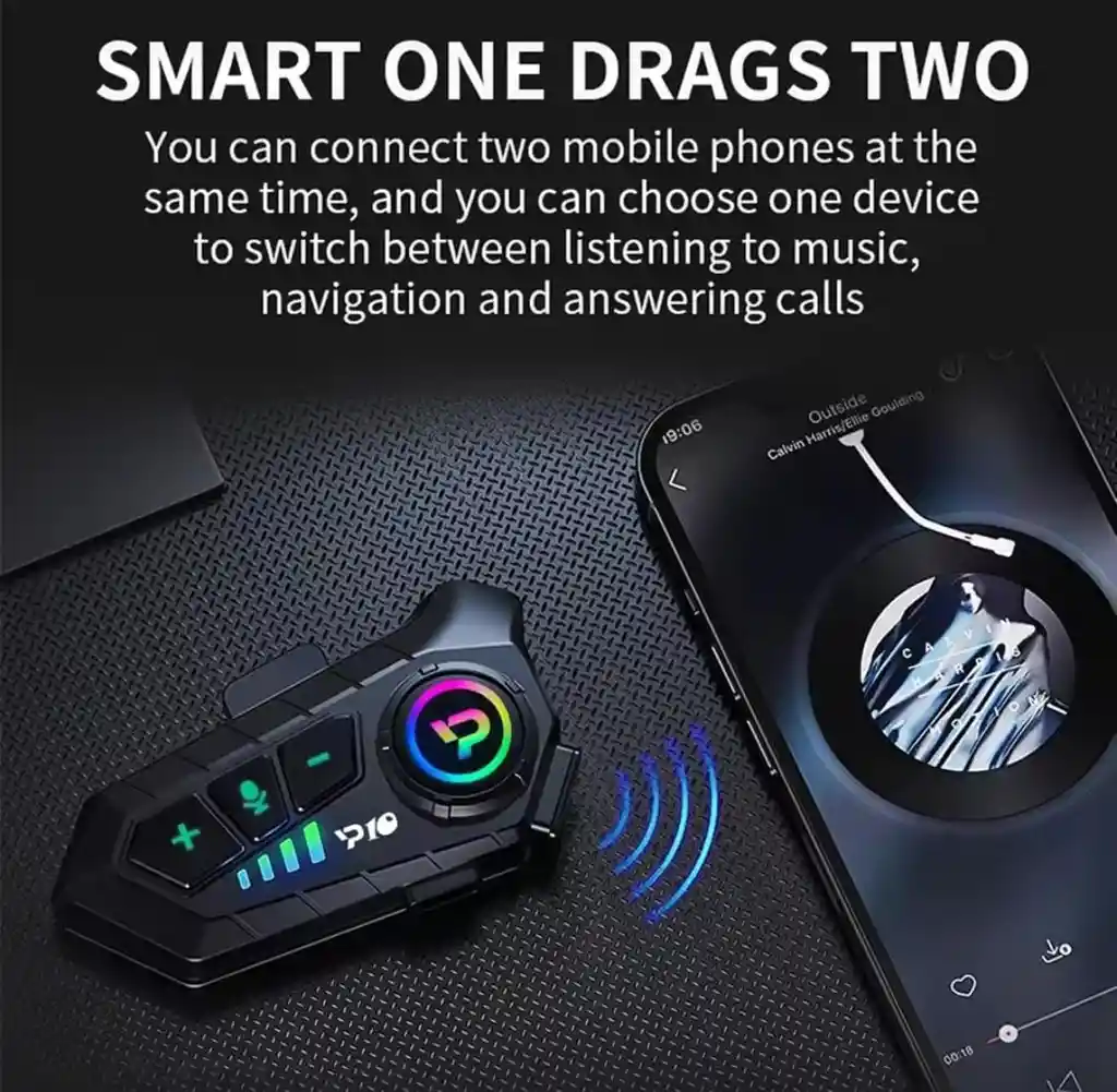 Intercomunicador Bluetooth Kebedume P10
