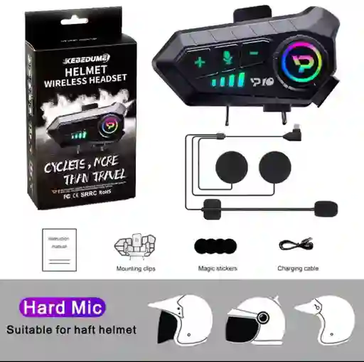 Intercomunicador Bluetooth Kebedume P10