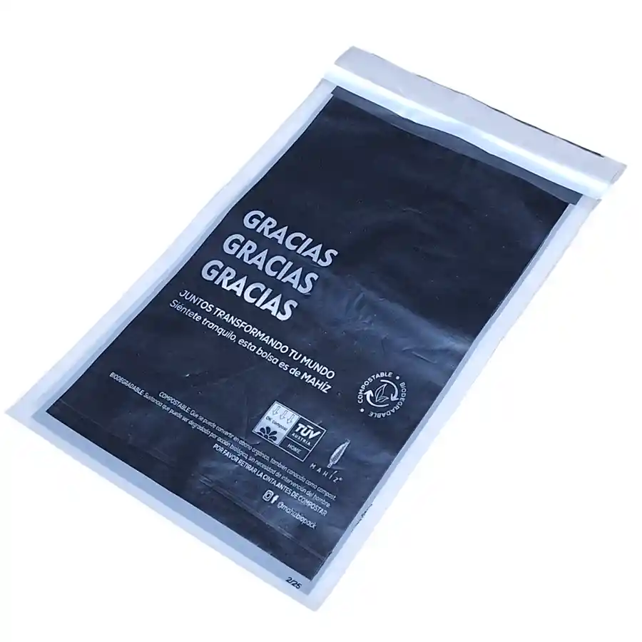 Bolsa De Maíz Para Envíos (17x26)cm X 50 Unidades