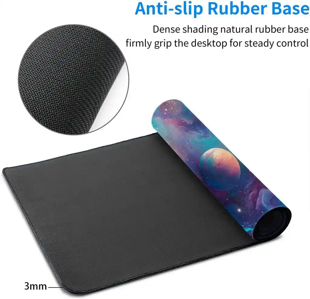 Pad Mouse Gamer Tapete Alfombra De Escritorio Antideslizante