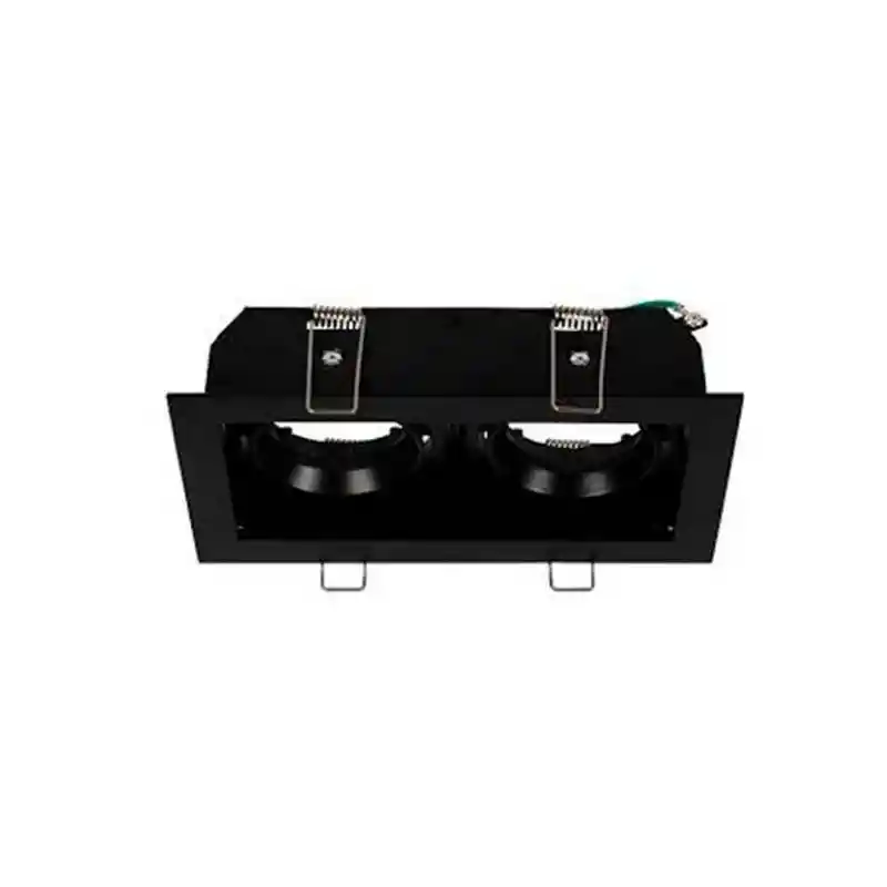 Aplique Cardan 2h 17.9 Cm Bombillo Alicante I Negro - Tecnolite 120yd4002mvn