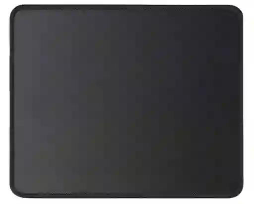 Mousepad Sencillo 21 X 25 Cm Antideslizante Pequeño Cuadrado Negr
