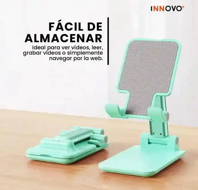 Soporte Plegable Celular Y Tablet Ajustable Portátil Escritorio Universal