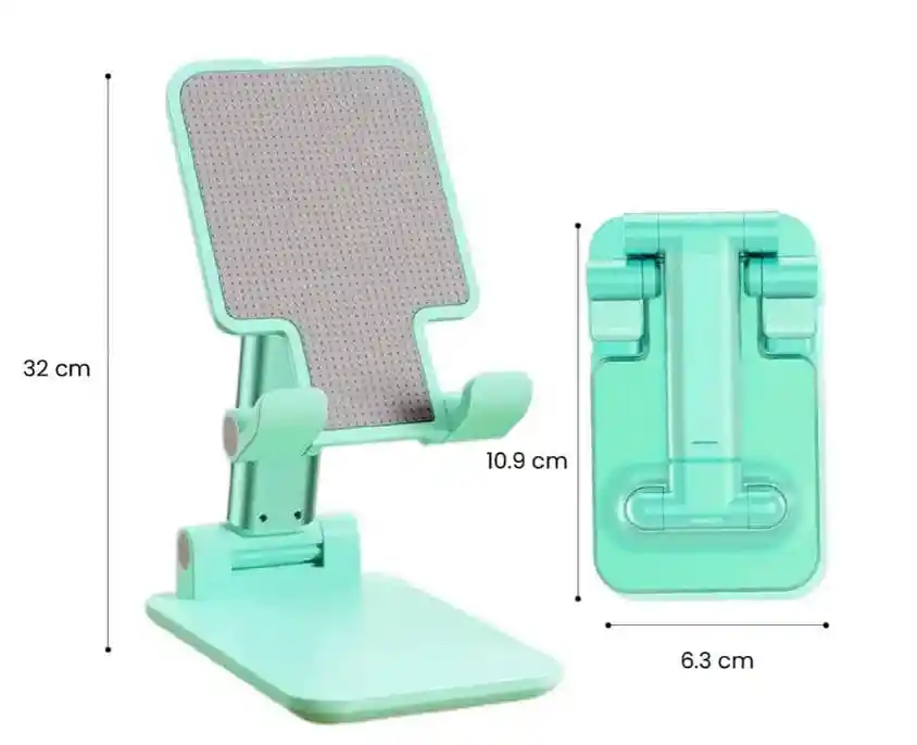 Soporte Plegable Celular Y Tablet Ajustable Portátil Escritorio Universal