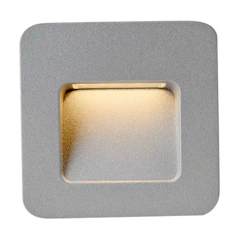 Aplique Pered Exterior 2w 3000k 50lm Ip54 Bharani Gr - Tecnolite Hled-907/30/g