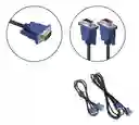 Cable Vga De 1.5 Metros Con Doble Filtro Para Monitor