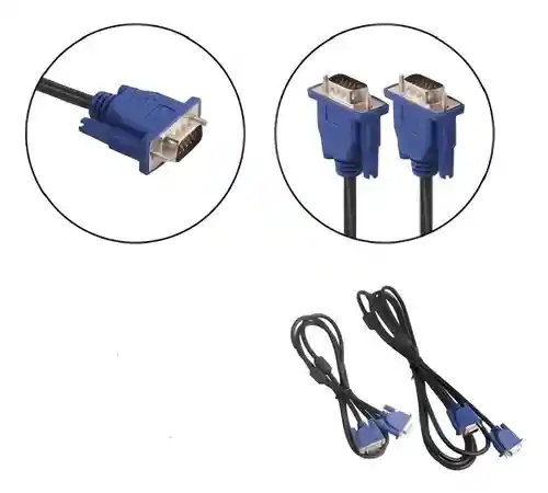 Cable Vga De 1.5 Metros Con Doble Filtro Para Monitor