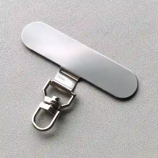 Conector De Cordon Para Telefono En Acero Inoxidable Con Rotacion Silver
