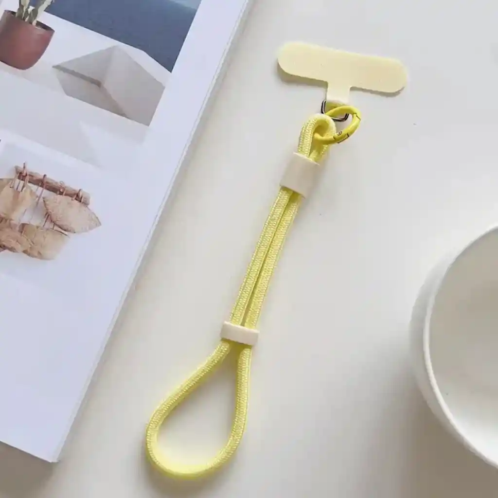 Correa Ajustable Para Celular Amarilla