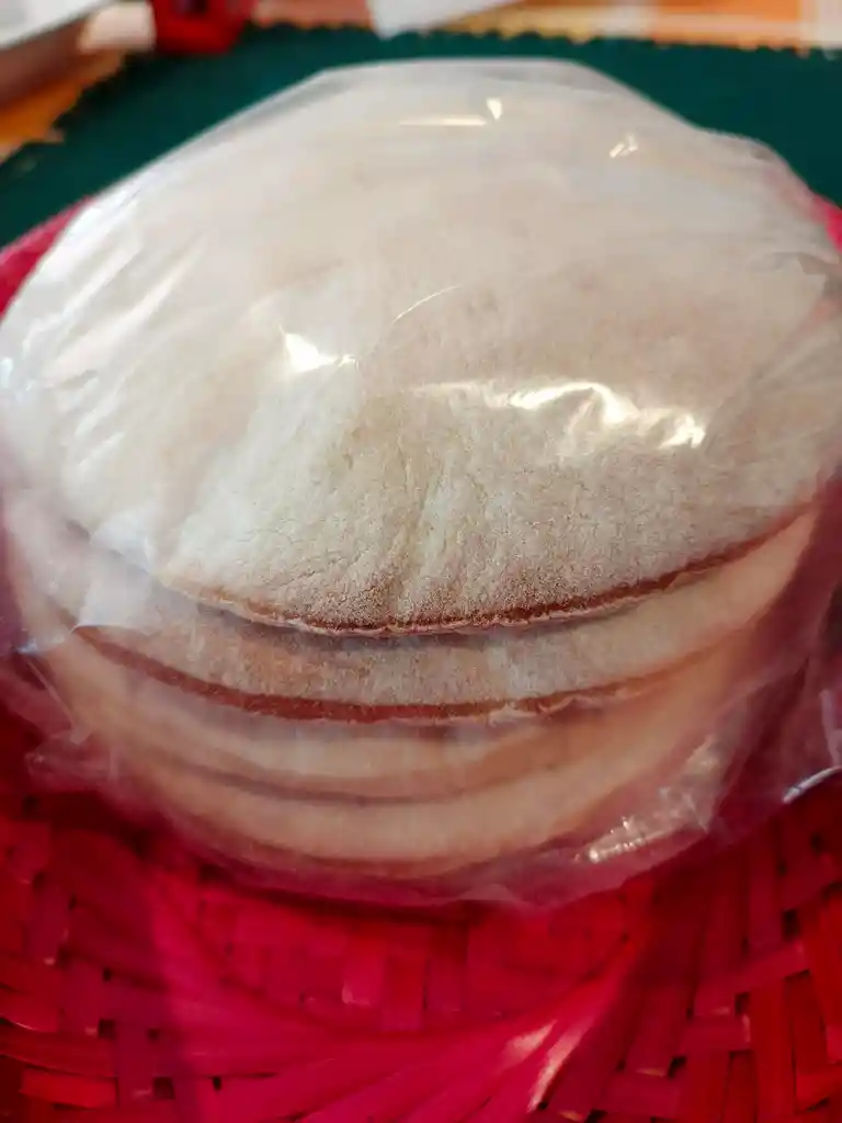 Pan Pita Libanés Blanco Grueso, Sin Gluten, 16cm, 5 Unidades.
