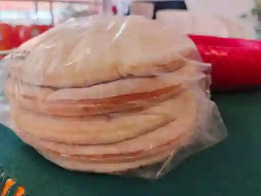 Pan Pita Libanés Blanco Grueso, Sin Gluten, 16cm, 5 Unidades.