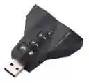 Tarjeta De Sonido Adaptador De Audio Usb 7.1 Computador De Escritorio Y Portátil