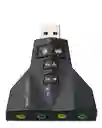 Tarjeta De Sonido Adaptador De Audio Usb 7.1 Computador De Escritorio Y Portátil