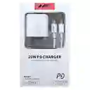 Cargador Usb C Power Delivery 20 W Con Cable Tipo C