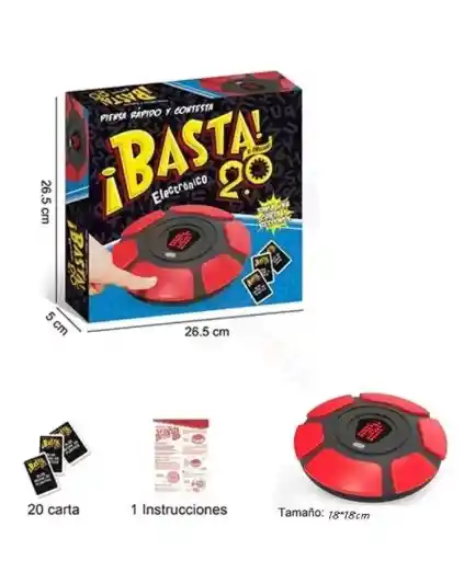 Juego De Mesa Basta 2.0 Clásico El Desafío De Palabras Que Pondrá A Prueba Tu Agilidad Mental