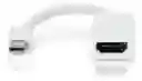 Convertidor Mini Displayport Thuderboldt A Hdmi Compatible Mac Macbook Color Blanco