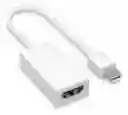 Convertidor Mini Displayport Thuderboldt A Hdmi Compatible Mac Macbook Color Blanco