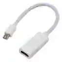 Convertidor Mini Displayport Thuderboldt A Hdmi Compatible Mac Macbook Color Blanco