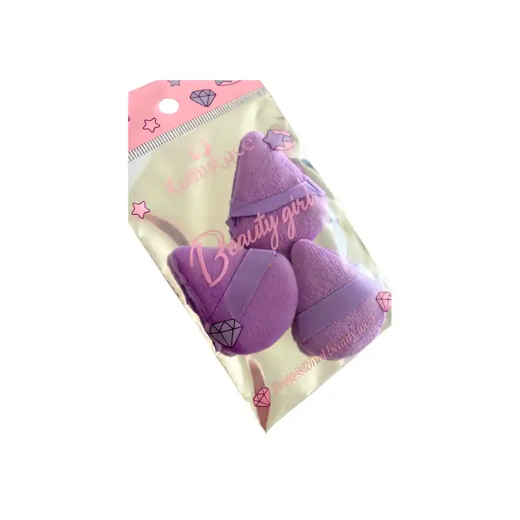 Set De 3 Mini Borlas Ruby Face