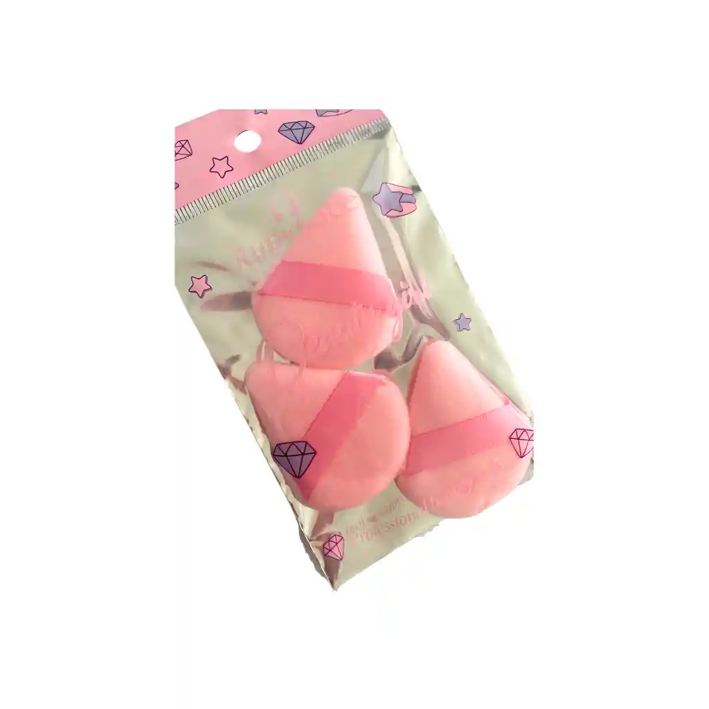 Set De 3 Mini Borlas Ruby Face