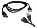 Cable Extension Usb 3mts Macho A Hembra Con Filtro Calidad Negro