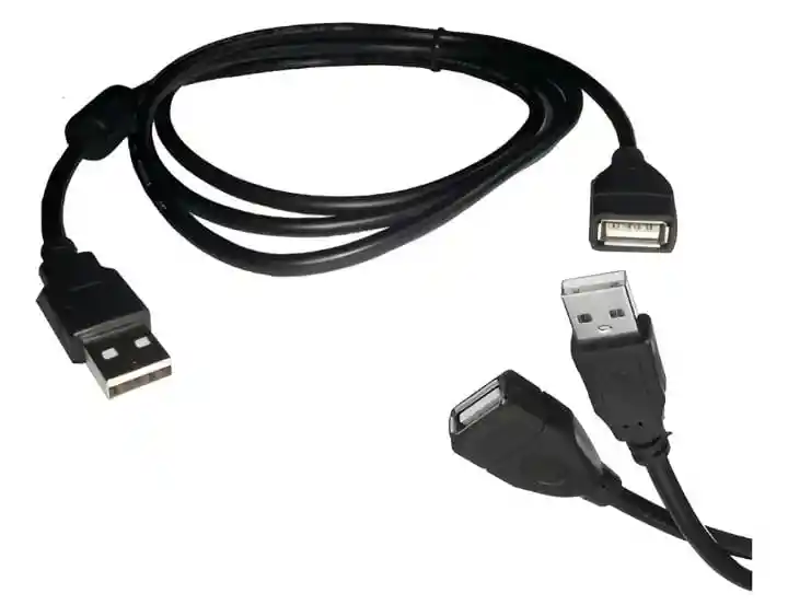 Cable Extension Usb 3mts Macho A Hembra Con Filtro Calidad Negro