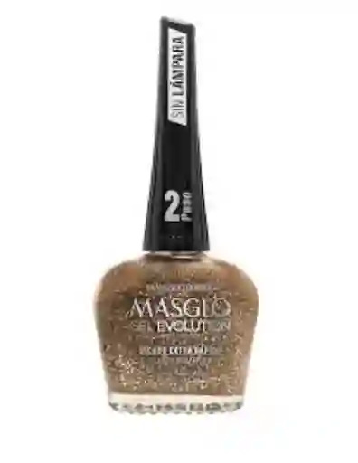 Masglo Esmalte Gel Evolution Granizado Dorado
