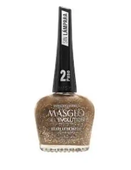 Masglo Esmalte Gel Evolution Granizado Dorado