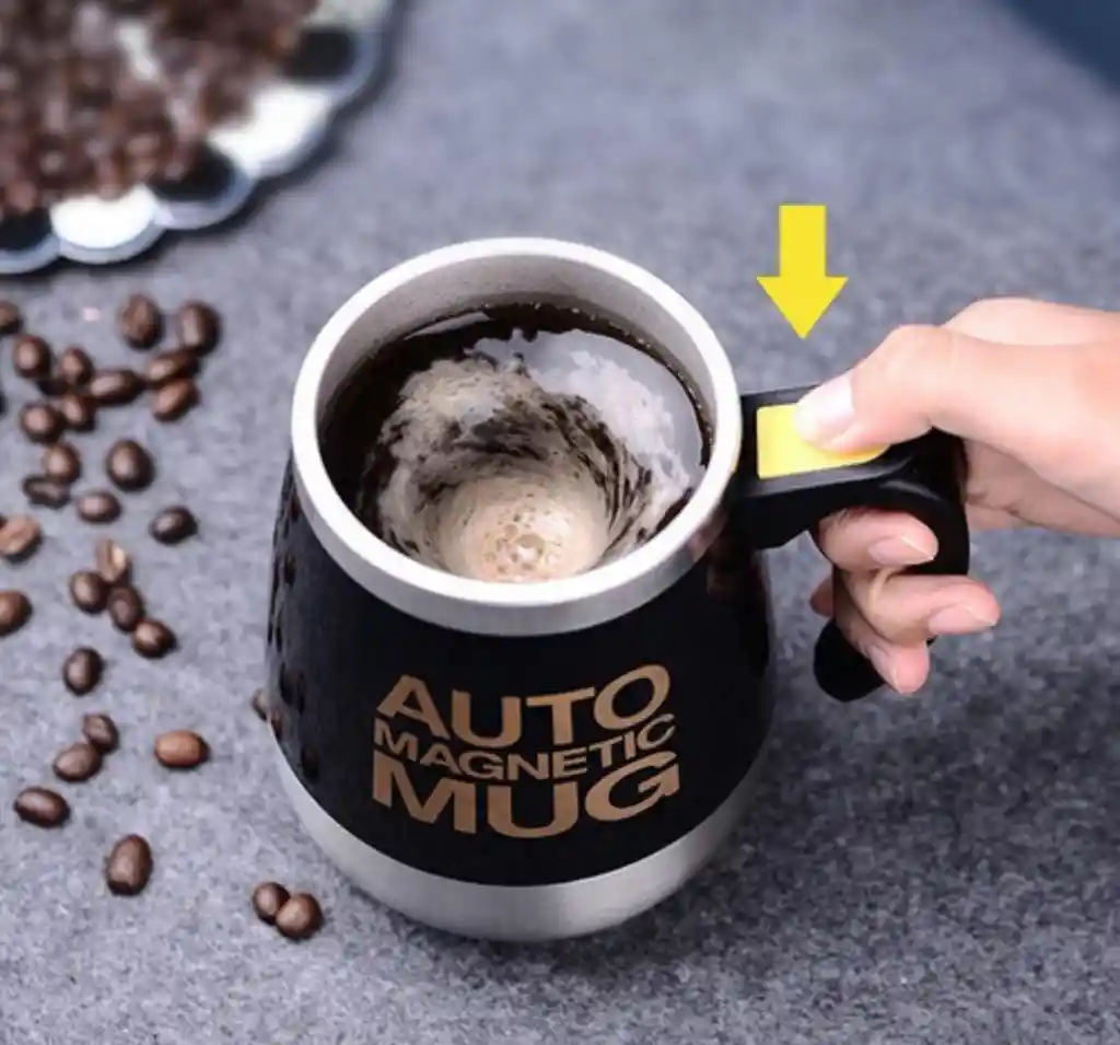 Pocillo Batidor Mezclador Eléctrico Mug