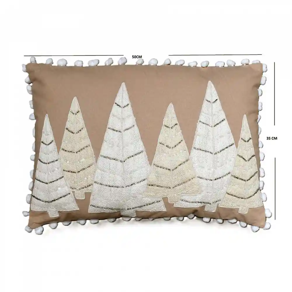 Cojin Expressions Bosque 35x50cm Natural Algodon