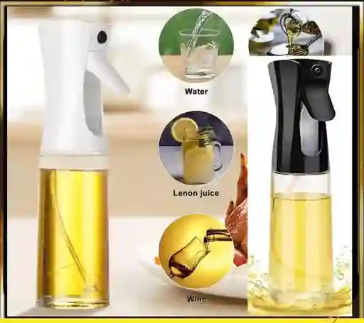 Dispensador De Aceite Spray Y Vertedor 280ml Para Cocina