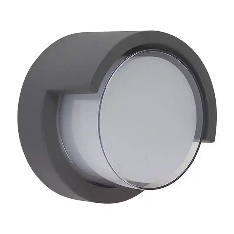 Aplique Led 15w 30k 900lm Redondo Ip65 Gris - Tecnolite Hled-1052/30/g