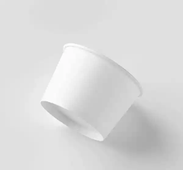 Contenedor 4 Oz De Papel Blanco X 50 Unidades