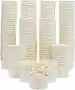 Contenedor 4 Oz De Papel Blanco X 50 Unidades