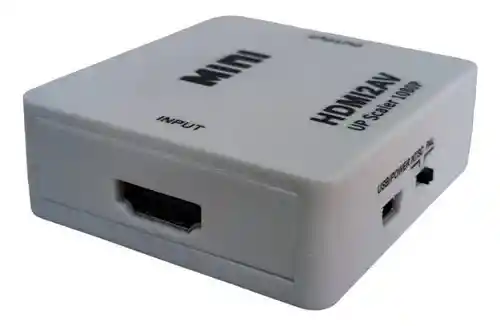 Adaptador Convertidor Hdmi A Audio Video Av Rca Full Hd 1080
