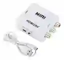 Adaptador Convertidor Hdmi A Audio Video Av Rca Full Hd 1080