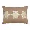 Cojin Expressions Copo Nieve 35x50cm Beige Algodon
