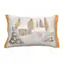 Cojin Expressions Villa 35x50cm Plateado Algodon
