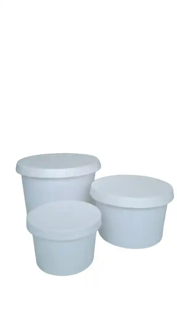 Tapa Para Contenedor 16 Onzas Blanco X 25 Unidades