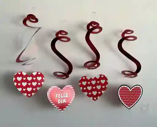 Espiral Feliz Dia Amor Y Amistad X4
