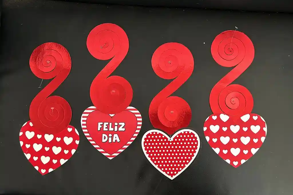 Espiral Feliz Dia Amor Y Amistad X4